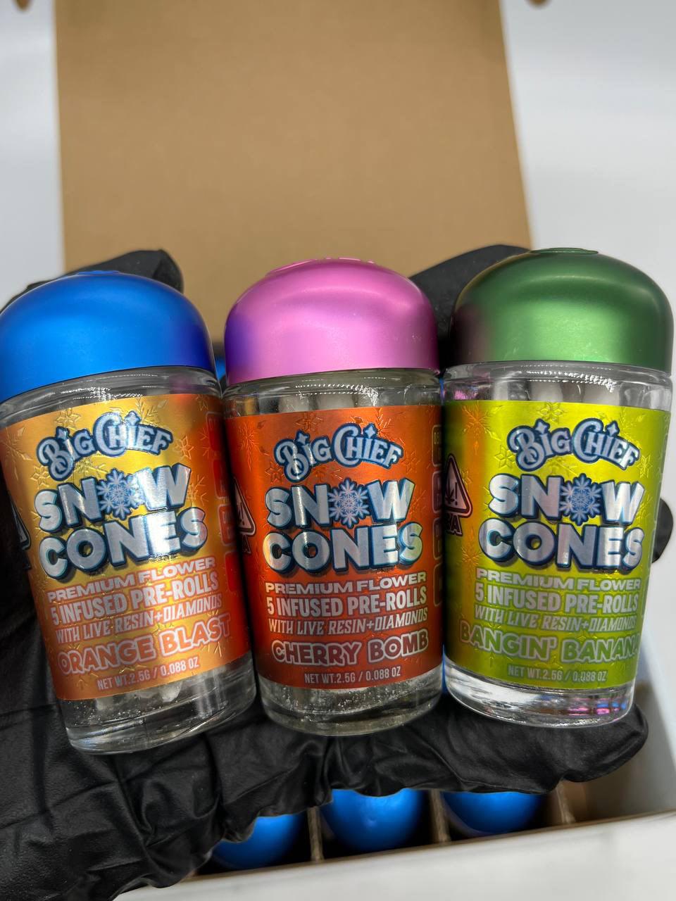 BIG CHIEF SNOW CONES Premium Flower 5 Infused Pre-Rolls - Image 2