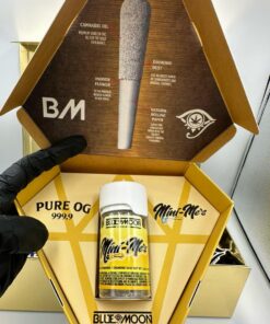 BLUEMOON CANNABIS PRE ROLLS Infused Mini Me’s Diamond Dust 3.5g 7 pack Joints