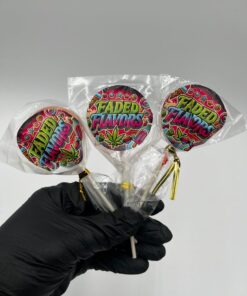 FADED FLAVORS LOLLIPOP 400MG Cannabis Infused Lollipop