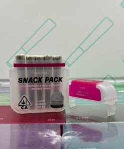 Alternative view of BOUTIQ SNACK PACK MINIS Live diamonds x Indoor Flower Infused Pre Rolls |5 x 0.5G (0.088oz) NET WT.